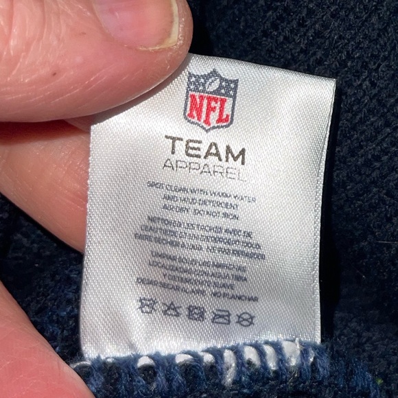 Seahawks Fan Beanie - Navy, Green, White - Picture 4 of 5